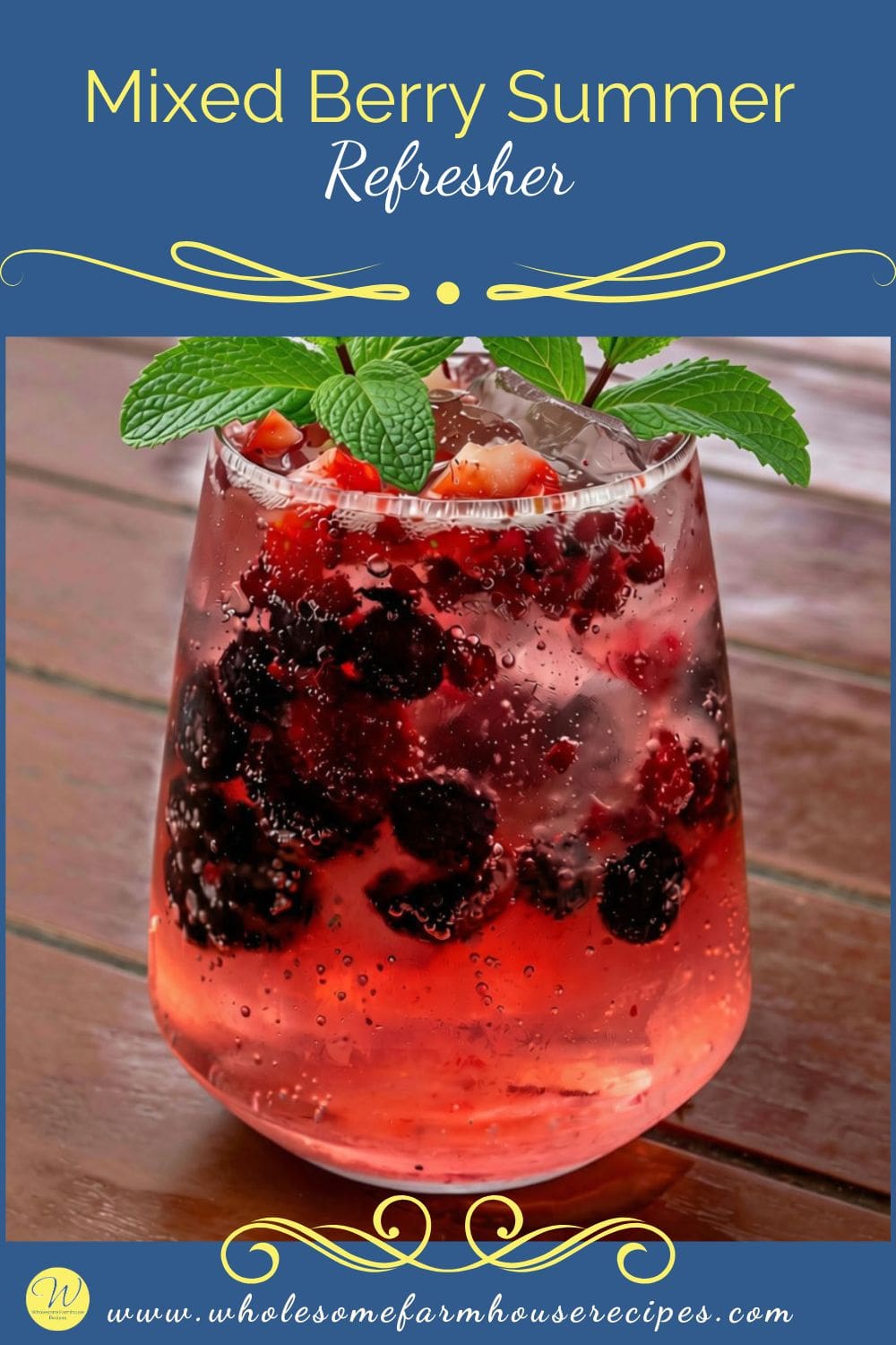 Mixed berry summer refresher