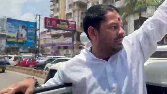 Police alleged that his presence and actions led to the escalation of NEET paper leak-related protests in Patna, resulting in property damage.
