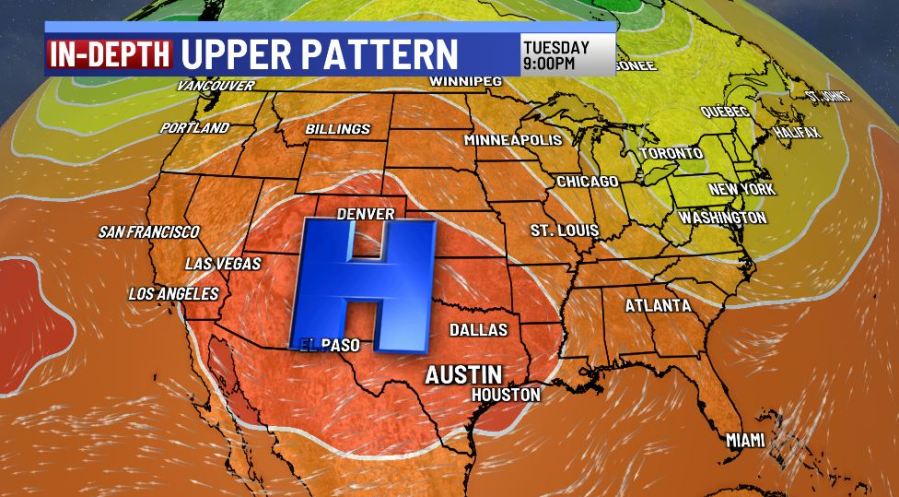 Triple digits expected for several days next week