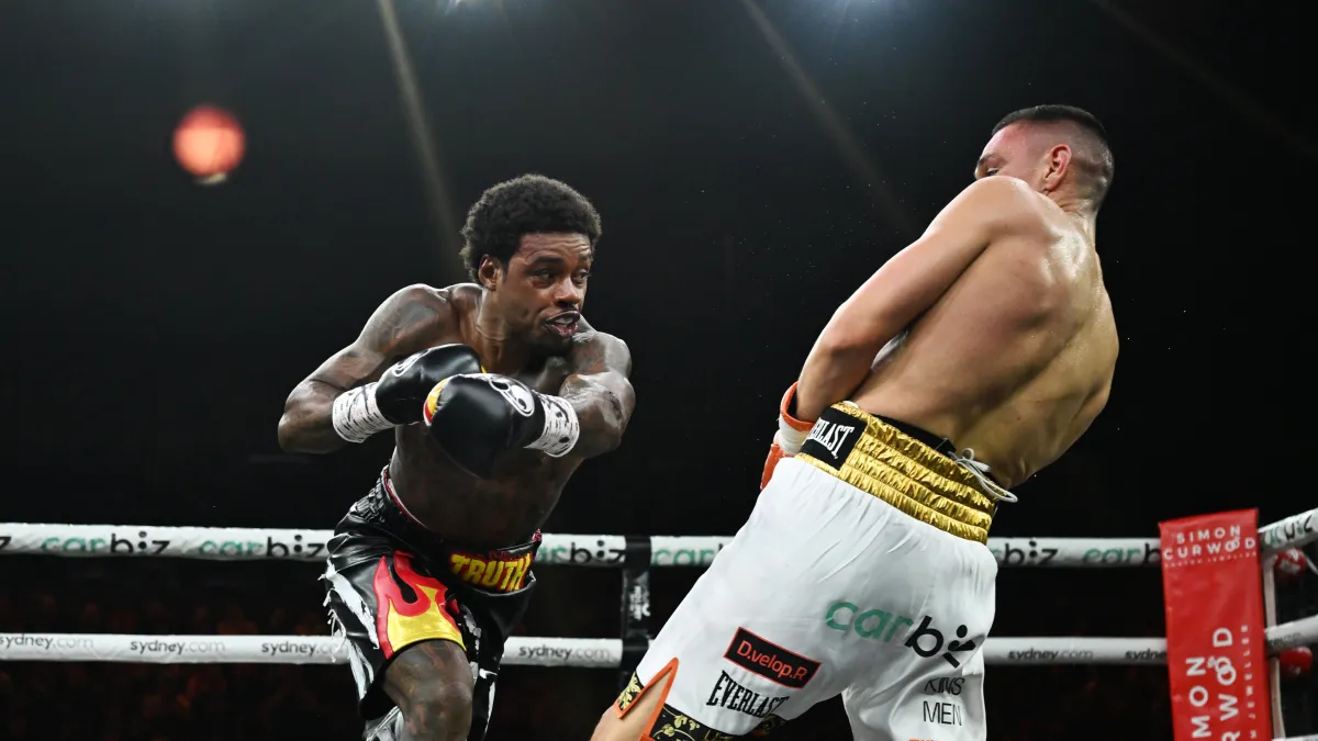Tim Tszyu sends Errol Spence into retirement with unanimous decision victory in Sydney