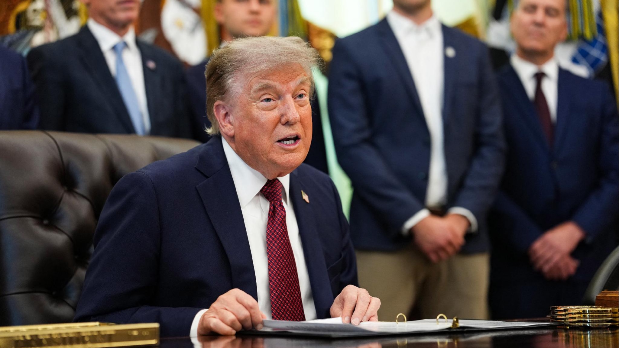 Donald Trump alla Casa Bianca