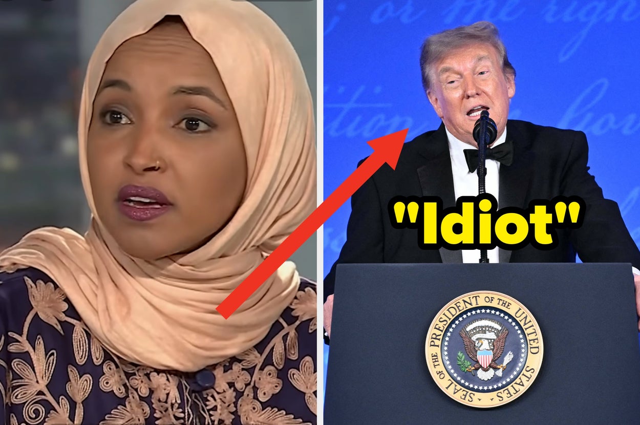 Ilhan Omar's response to Trump's correspondents' dinner joke is going viral