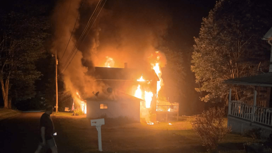 House fire leaves home in ruins