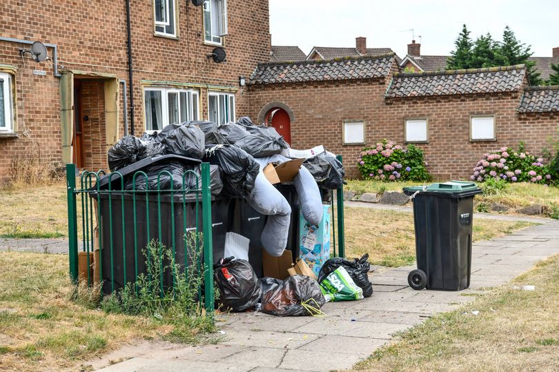 Rubbish piles up in Sutton Coldfield streets as fortnightly collections ...