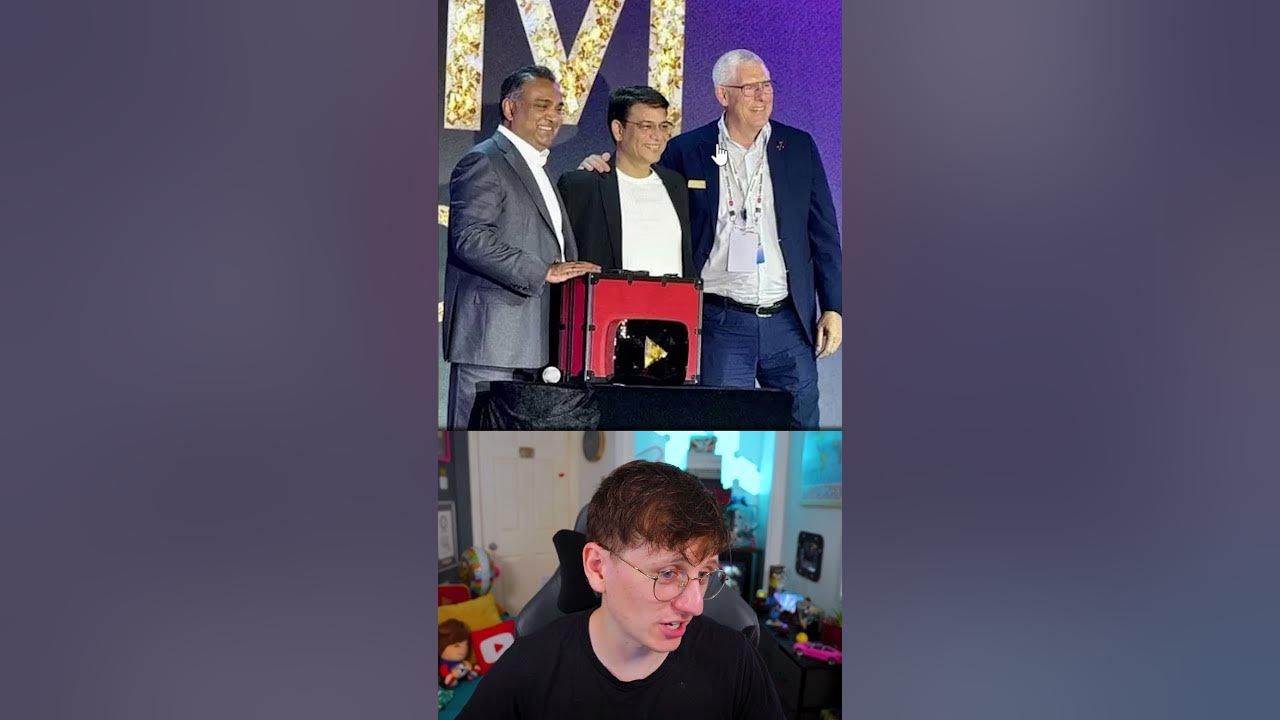 There's a new custom 100M play button? #shorts