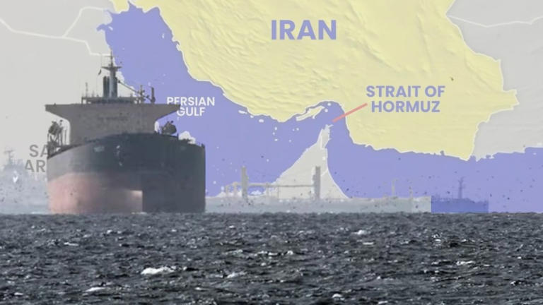 Oil tanker explodes after hitting naval mine in Strait of Hormuz: Report