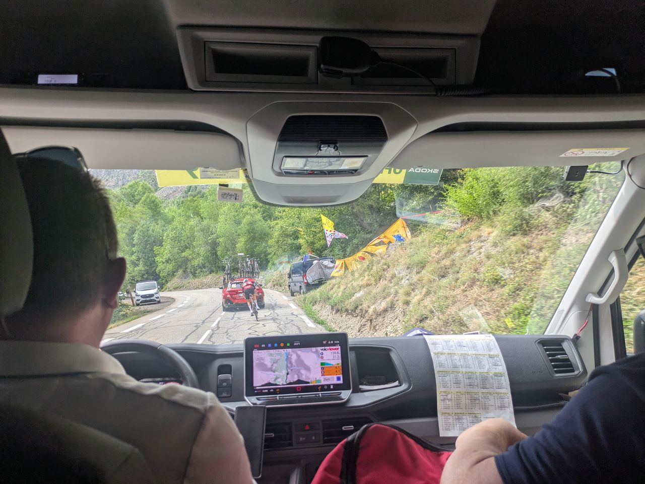Heartache and salvation inside the broomwagon on Tour de France queen stage
