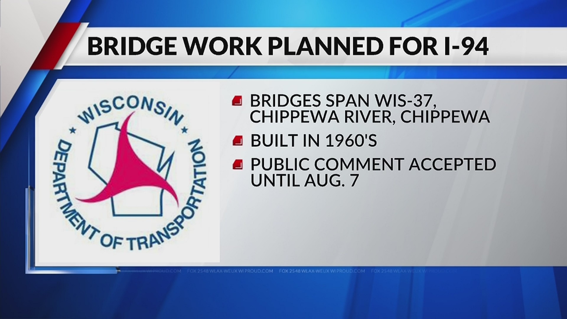 Wisconsin DOT planning multiple construction projects in Chippewa Valley