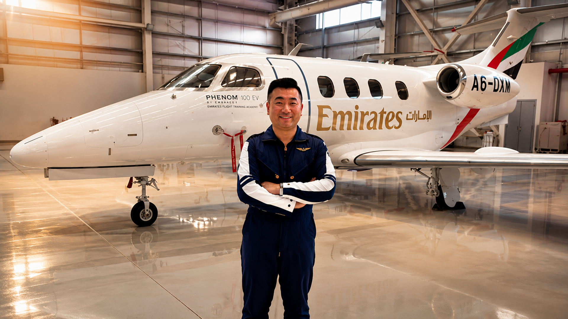 My first jet flight at Emirates Flight Training Academy