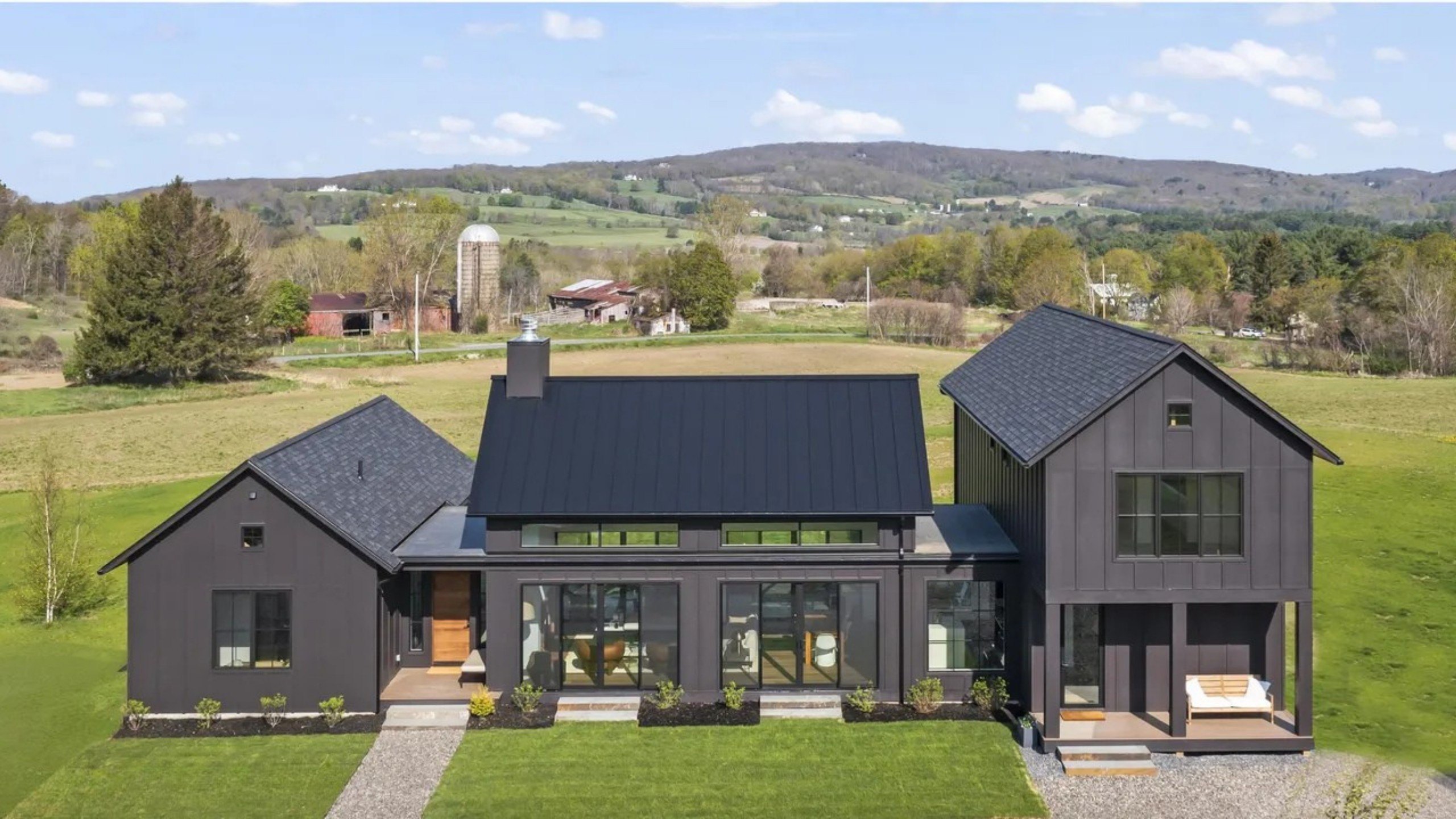 Elevated Hudson Valley farmhouse designed to frame its beautiful surroundings hits the market for $3.1 million