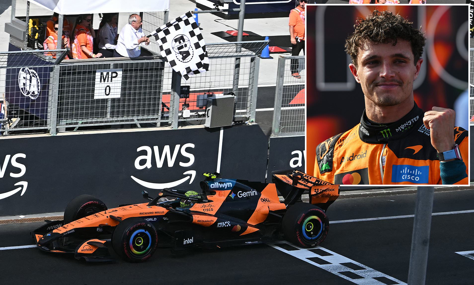 Lucky Norris wins the Hungarian Grand Prix after team-mate Oscar Piastri's spectacular capitulation