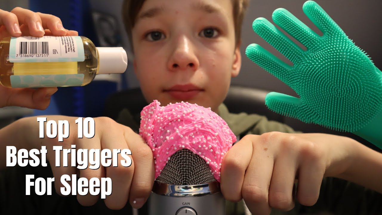 Top 10 ASMR triggers for deep sleep & relaxation (whispering, crinkles ...