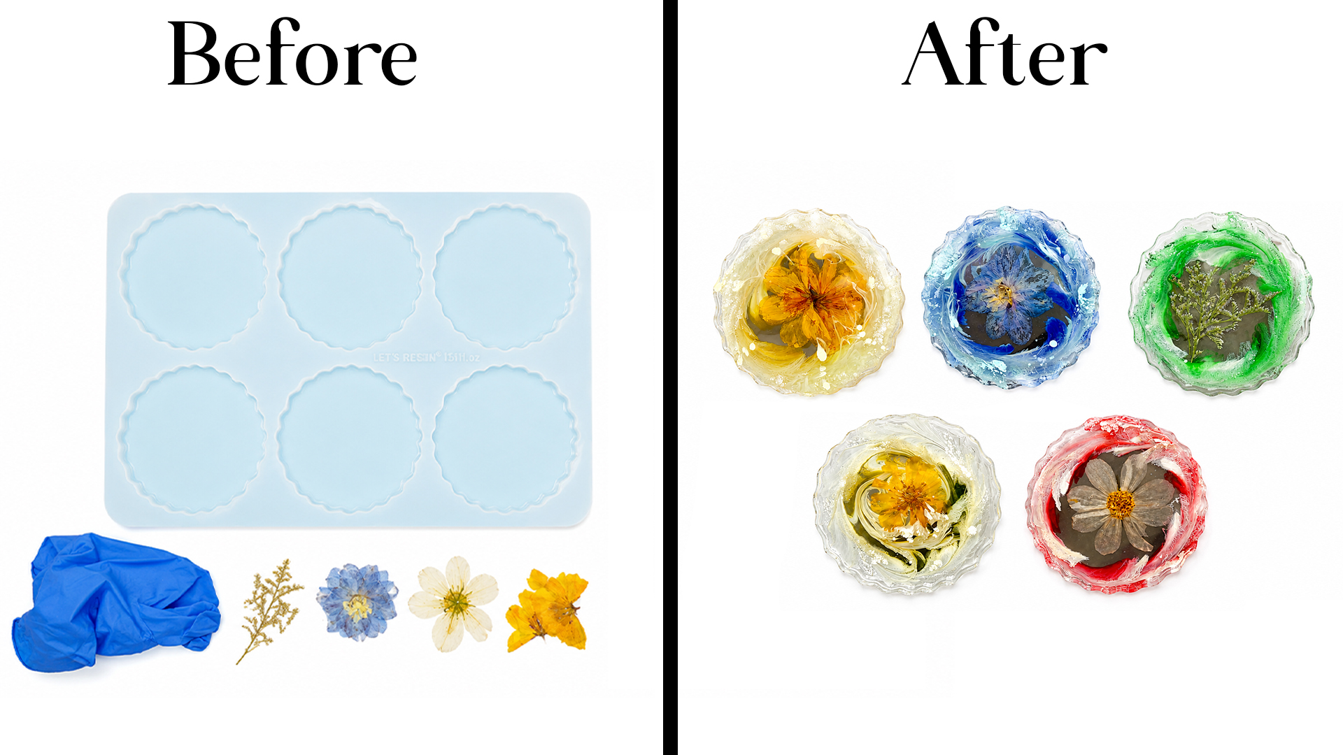 This resin test shows the risk of alcohol inks