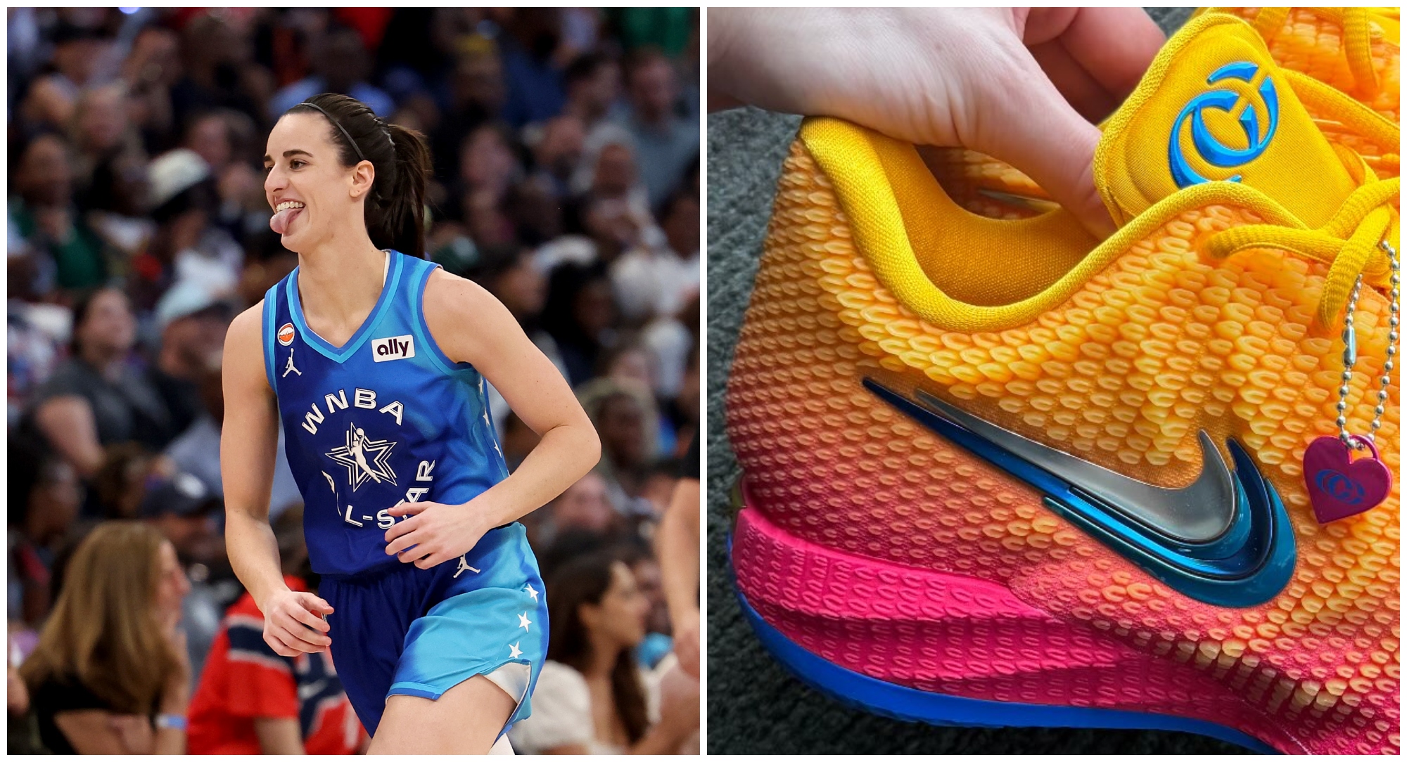 Caitlin Clark Debuts New Multi-color Nike Caitlin 1 'All-Star' Sneaker