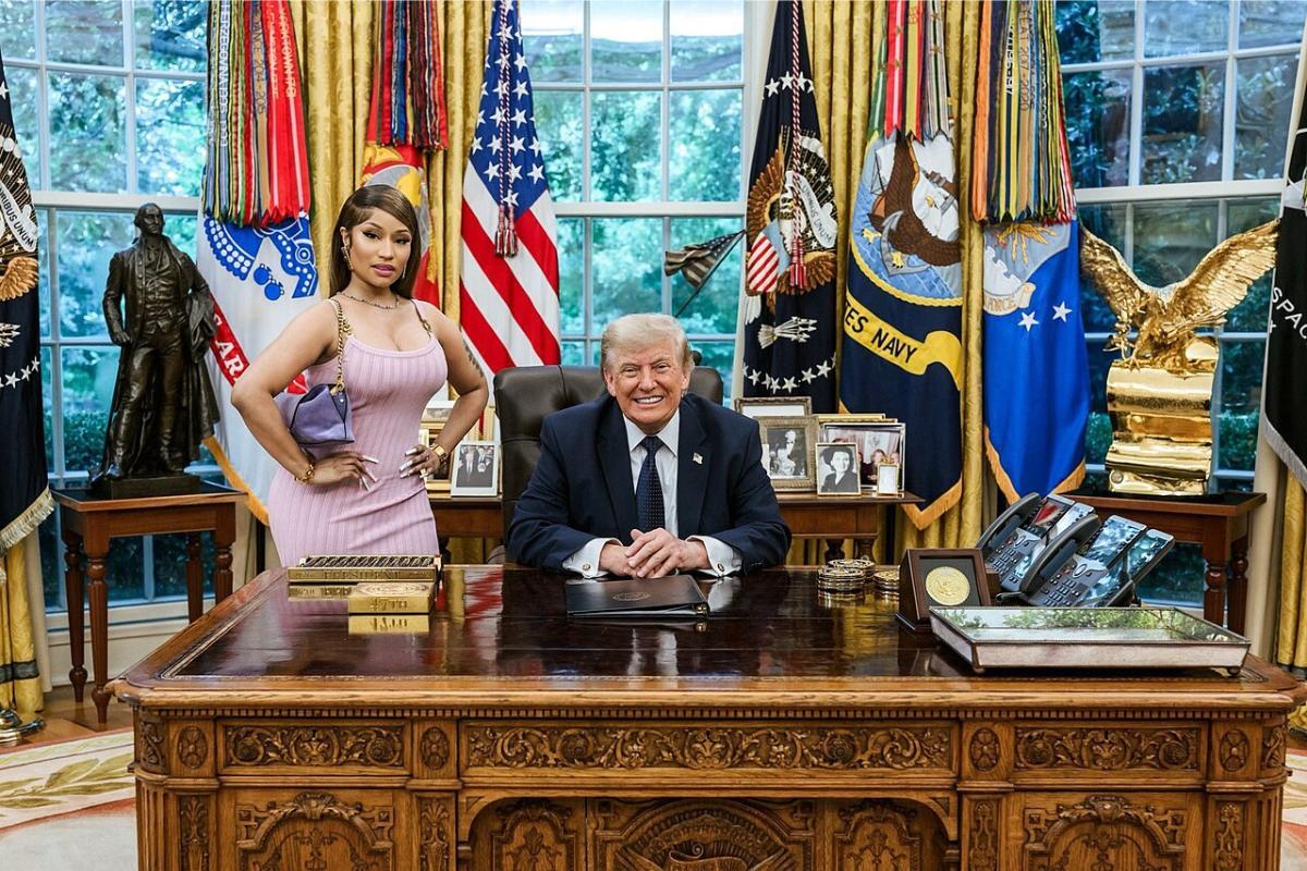 Nicki Minaj reacts to Trump's 'bad' twerking shooting joke at WHCA with ...