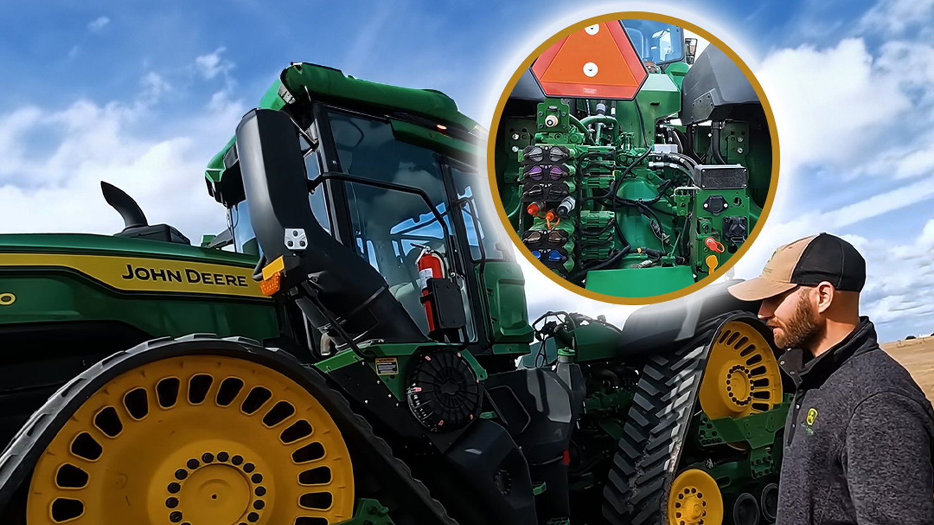 Deere 830 faces a tough field day