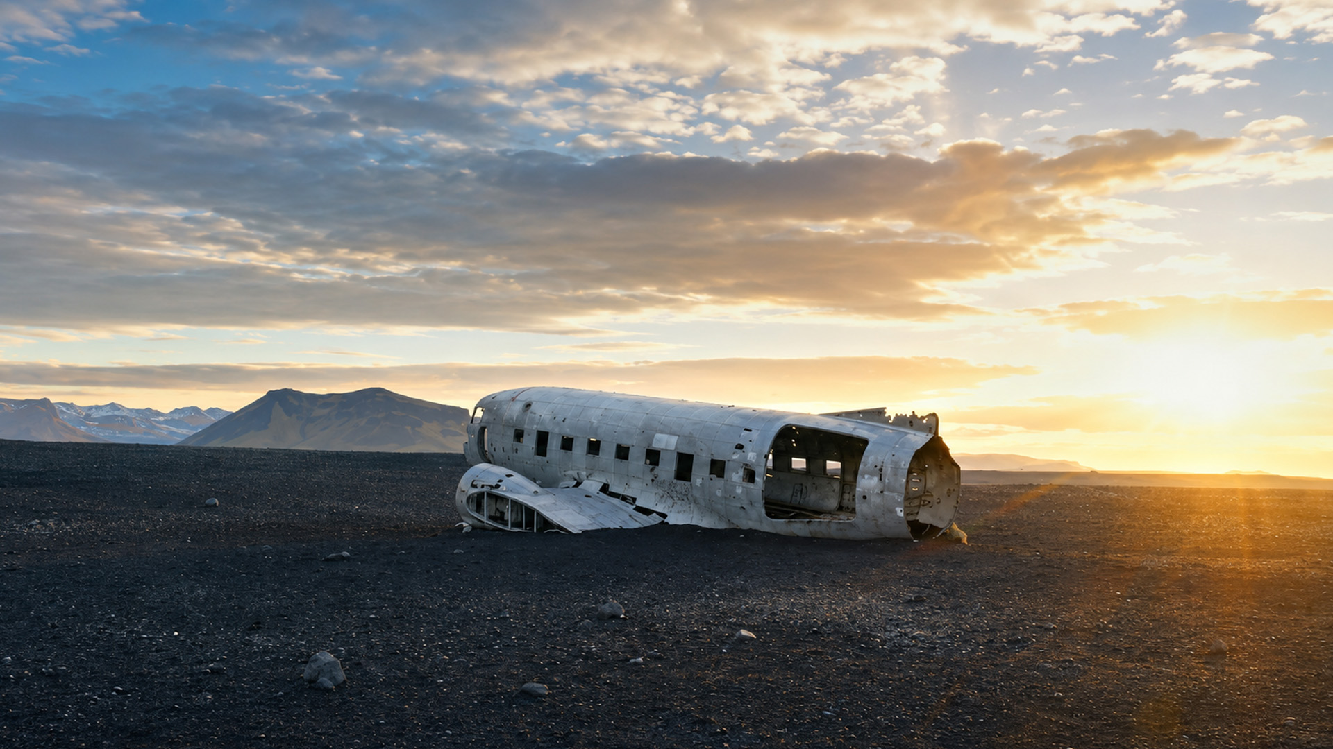 The crash site that became a landmark
