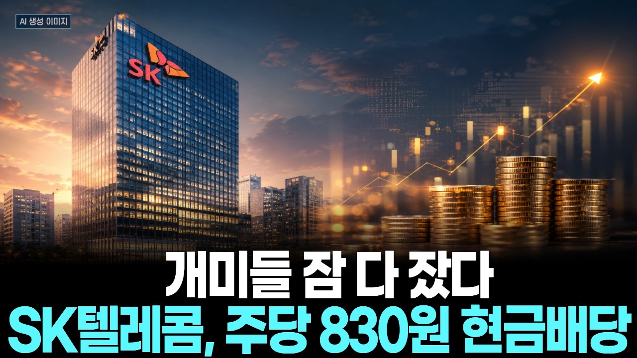 개미들 잠 다 잤다…SK텔레콤, 주당 830원 현금배당