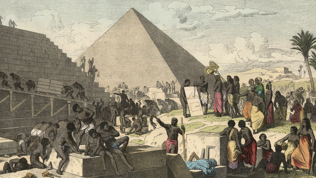 Ancient Egyptian pyramid building techniques and discoveries