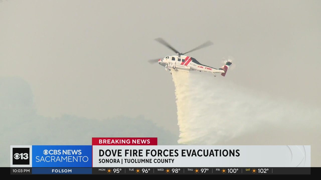 Dove Fire near Sonora burns 223 acres as some roads reopen, evacuations ...