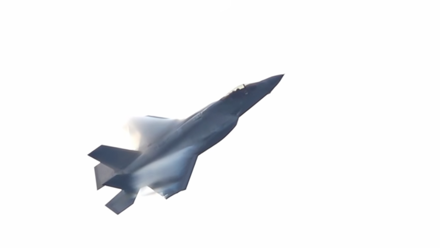 Watch Rambo throw the F-35A into a heart-stopping vertical climb
