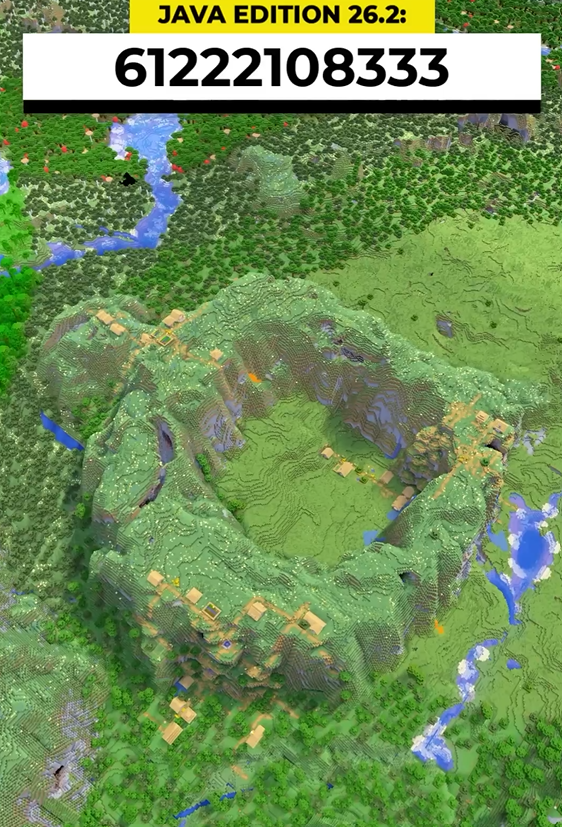 Minecraft meadow bowl seed with three villages
