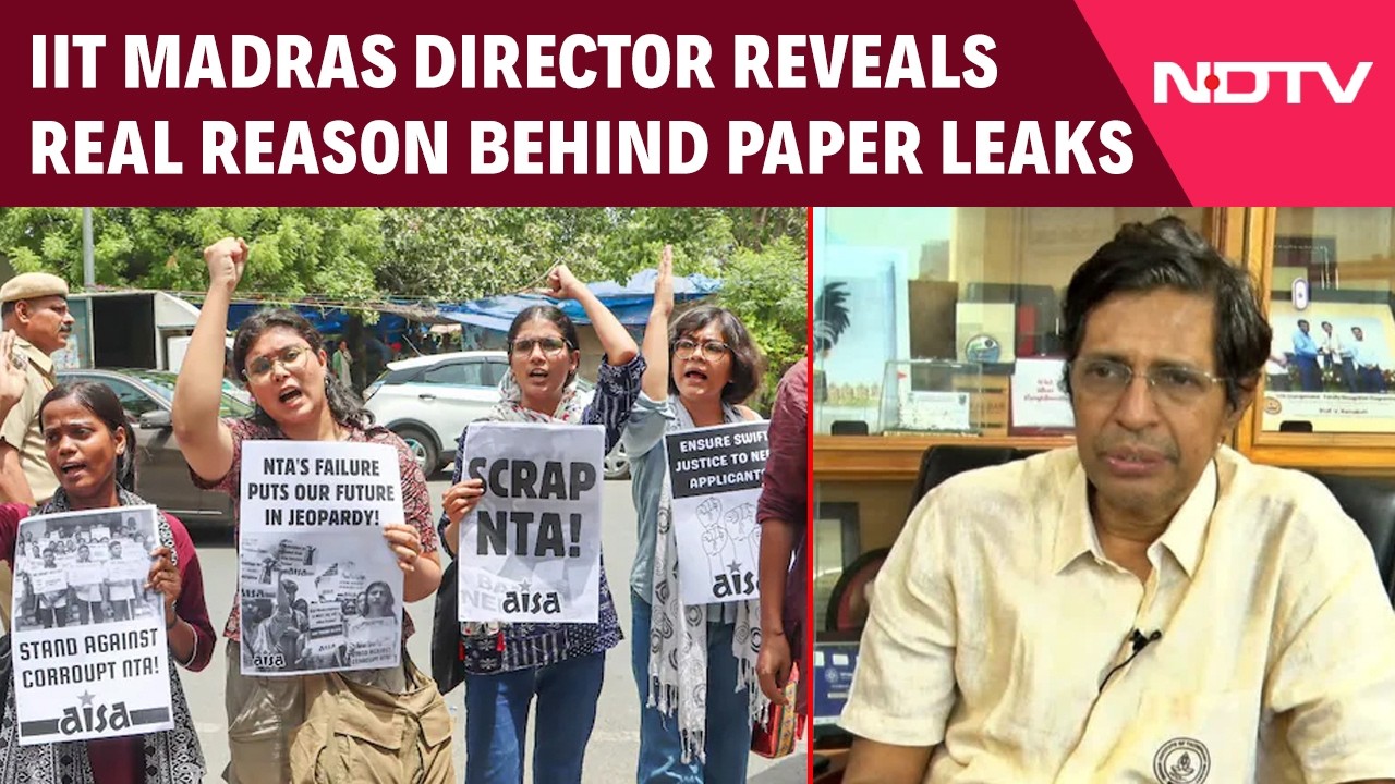 Exclusive: 'Question paper setters are the root of trust': IIT Madras ...