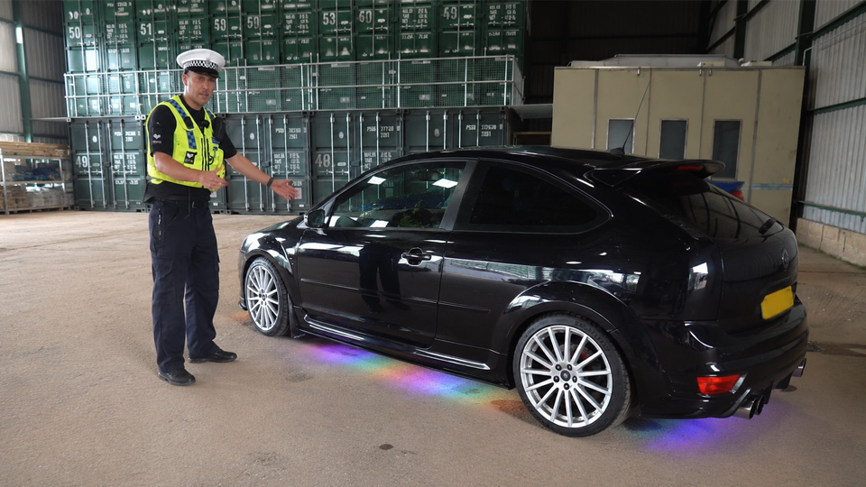 Road legal rules for underglow and DRLs