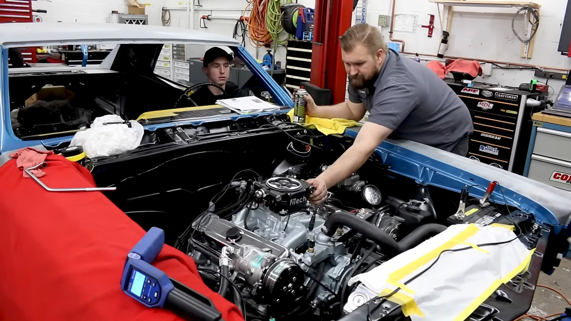 Detailed restoration process of a 1967 Pontiac GTO