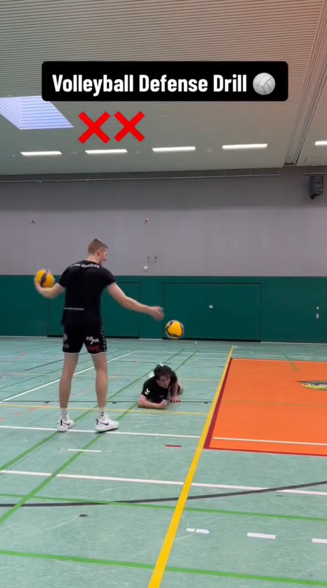 Volleyball defense drill breakdown – how did he do?