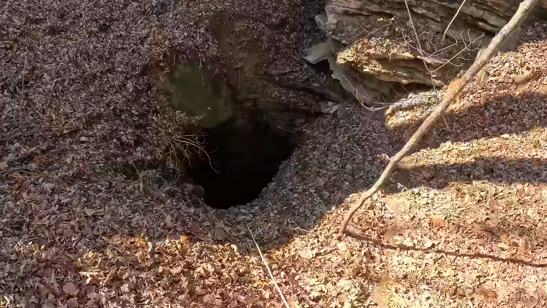 A 180-foot sinkhole opened beside a hiking trail - what was waiting ...