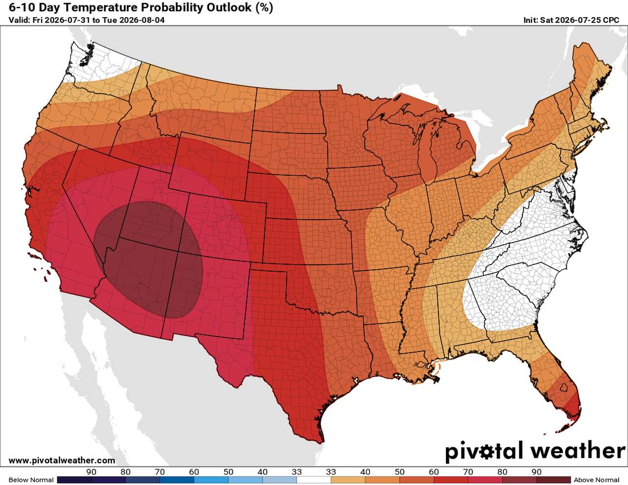 Houston's hottest weather is still ahead. Could a summer cold front follow?