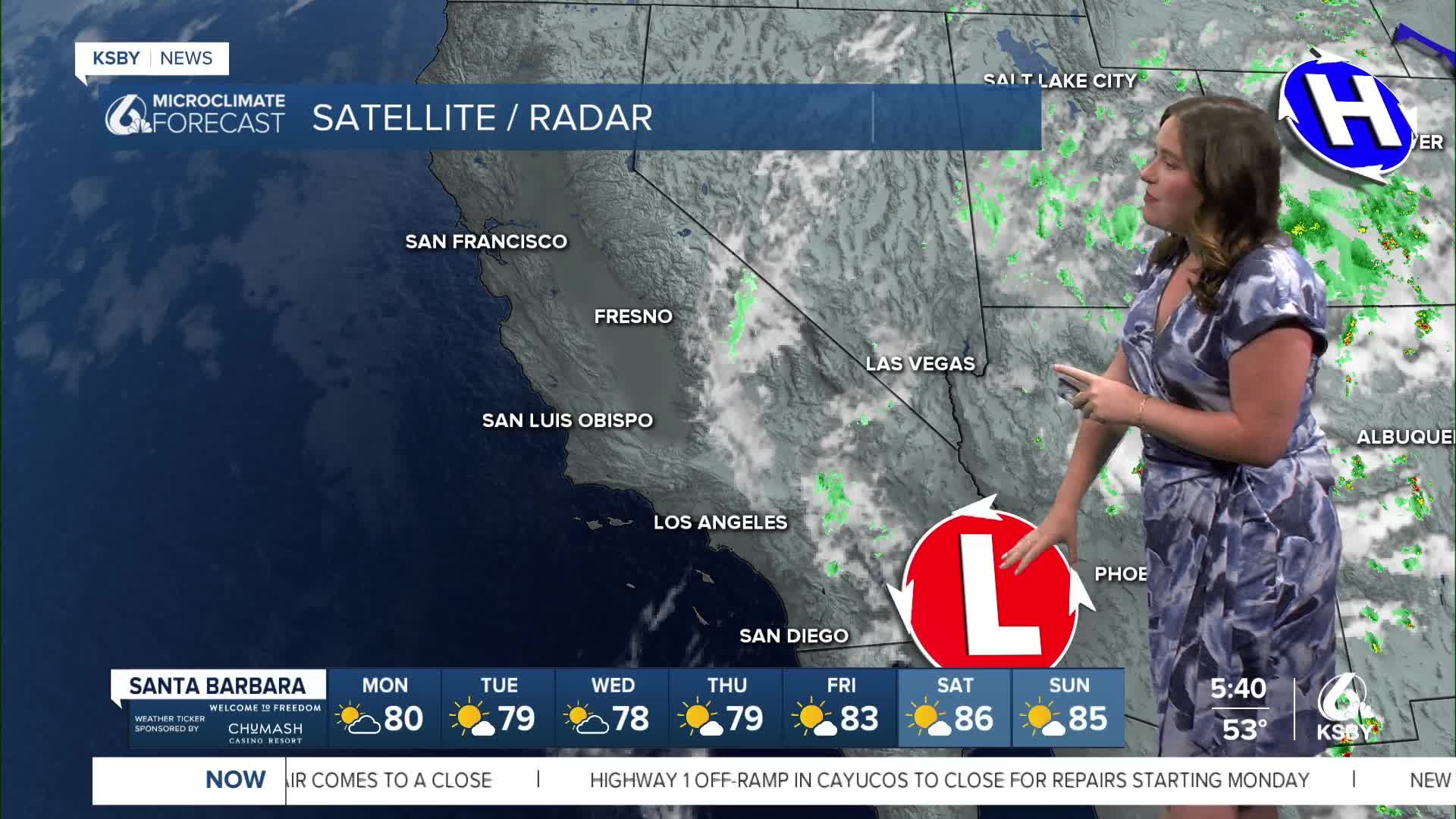 Heat evens out to start the week before another heat up into the weekend