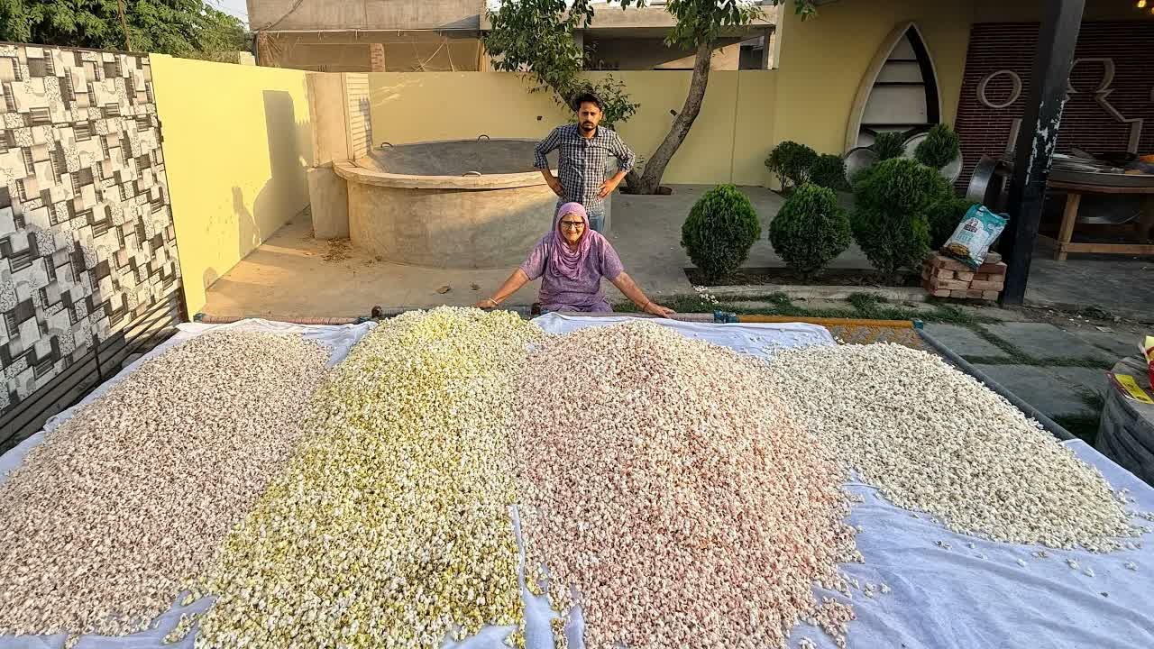 This Indian grandma and her family make 4 irresistible popcorn flavors
