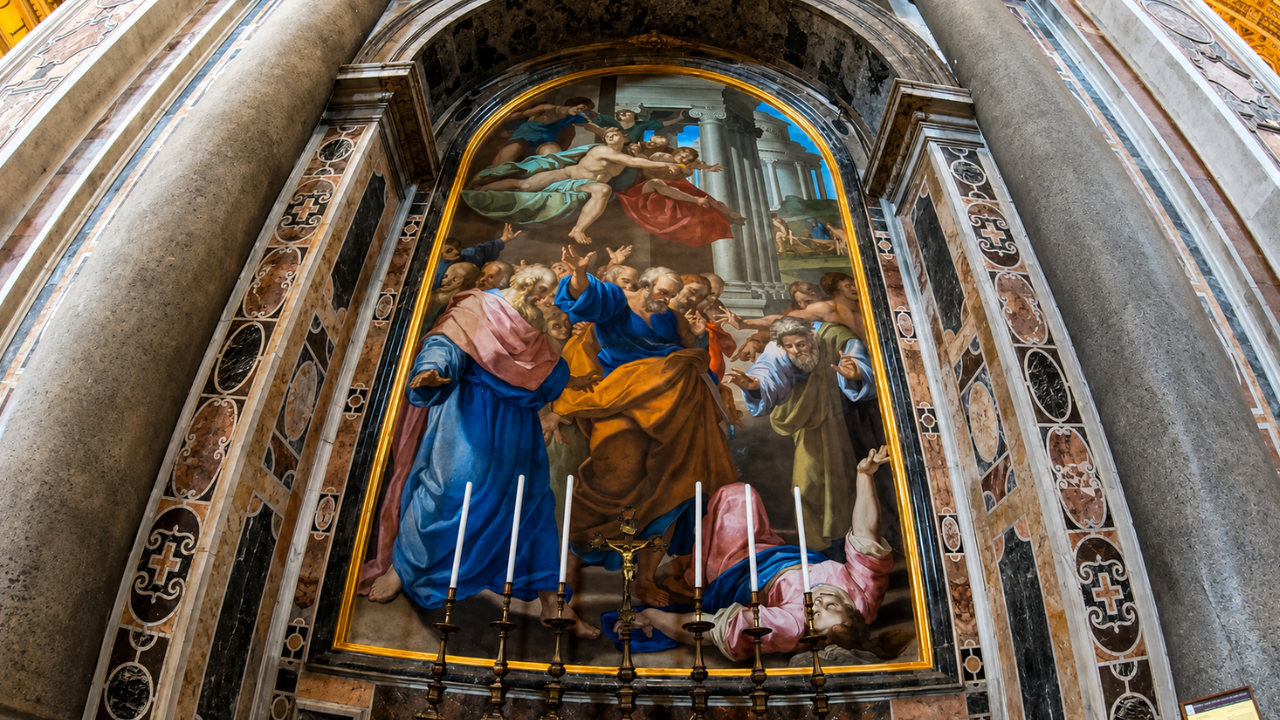 What can you see inside Saint Peter’s Basilica?