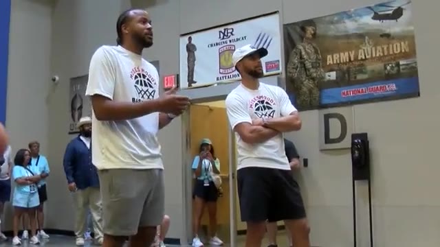 NBA stars Steph Curry & Moses Moody inspire youth at Little Rock career ...