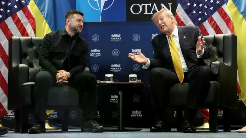 Tổng thống Mỹ Trump sắp gặp Tổng thống Ukraine Zelensky tại Nhà Trắng