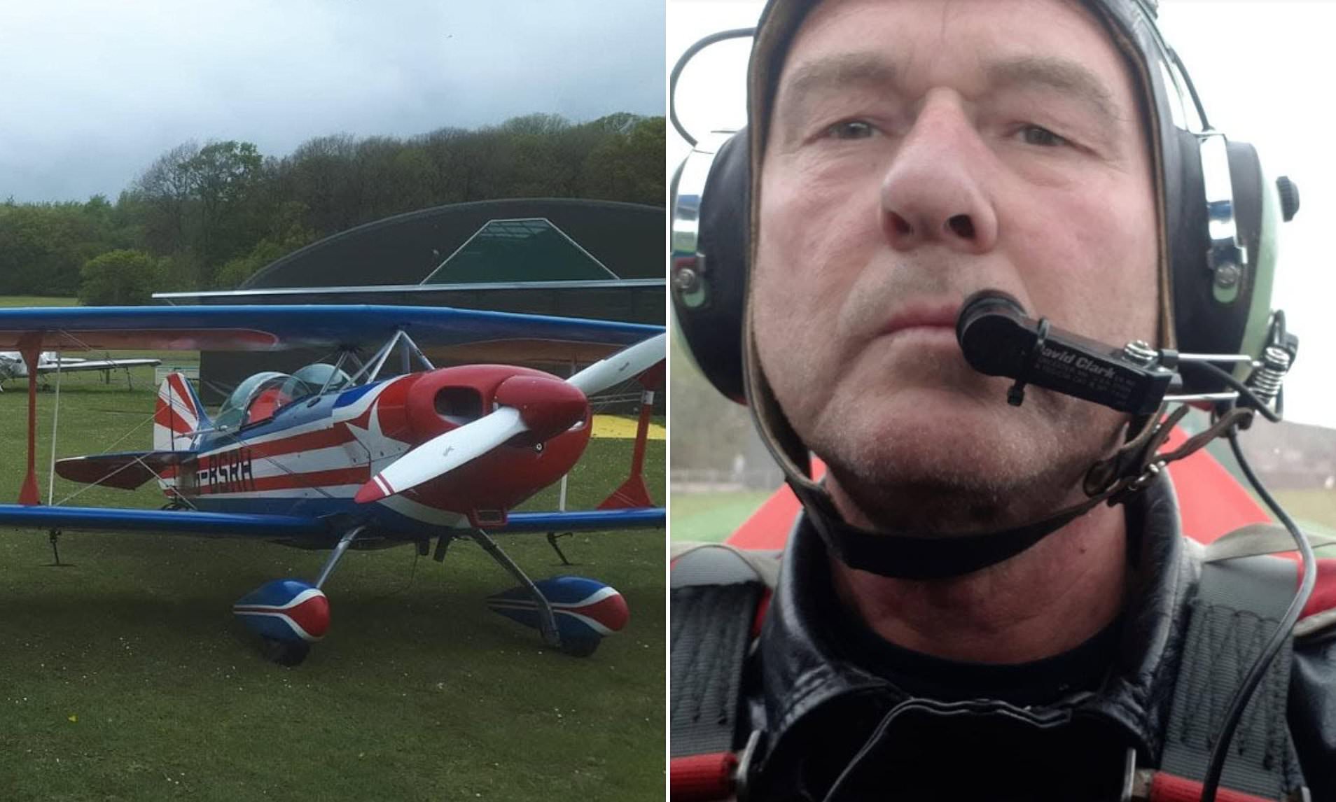 Amateur stunt pilot who nose-dived into runway during crash 'caused by dodgy nut' sues for £2million