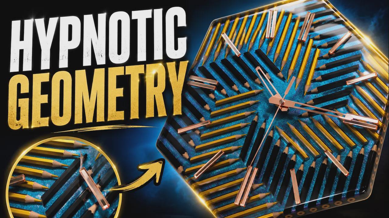 Black and gold pencils created this effect