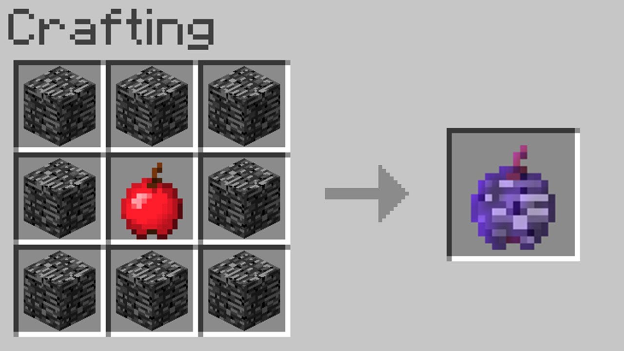 Minecraft but you can craft items from any block