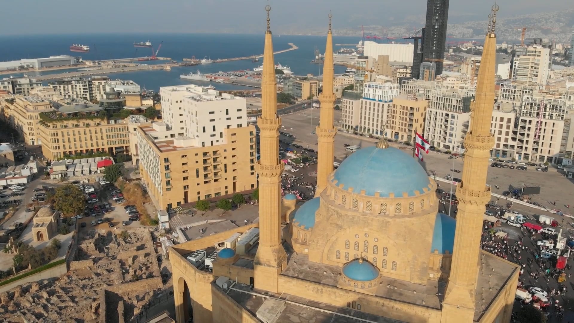 A stunning aerial journey across Beirut