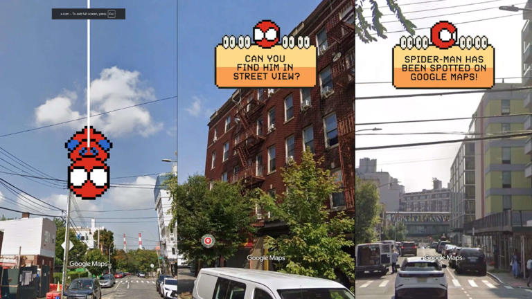 Google Maps users can spot Spider-Man fighting villains across New York ...