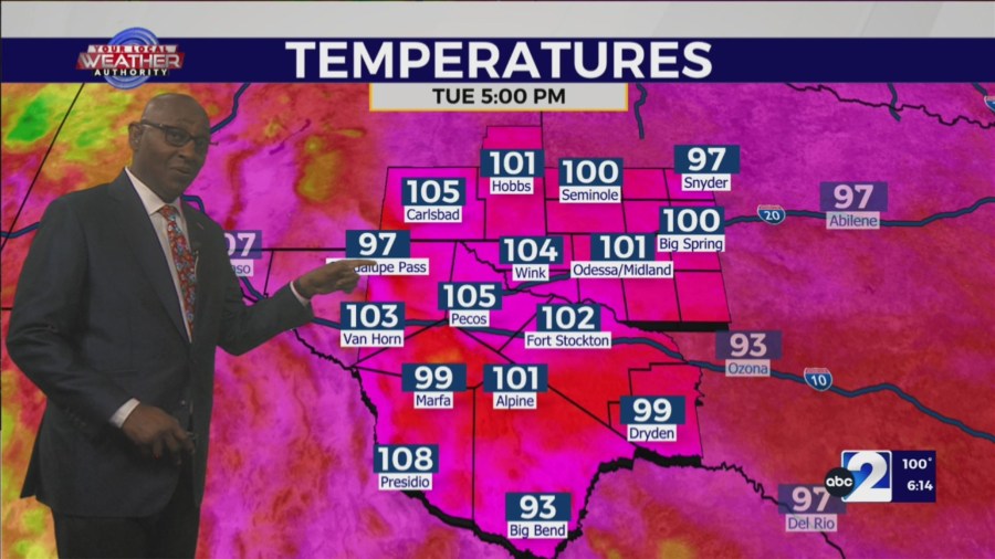 7/27/2026: 7-day forecast, heat advisories across the Basin