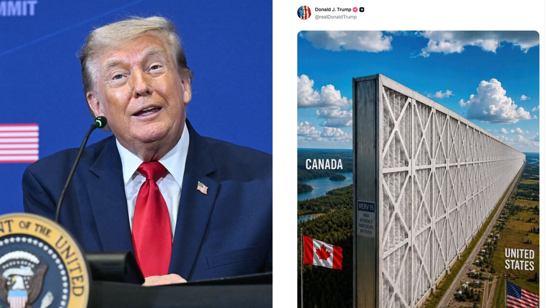 Trump mocks Canada with 