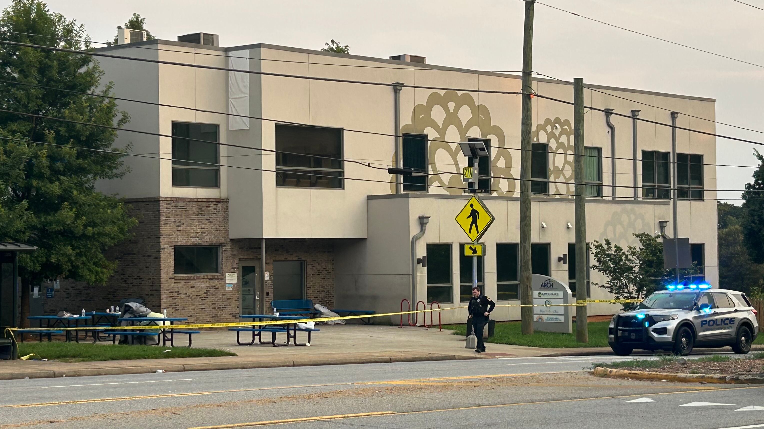 Athens police officer shoots man who brandished blade, department says