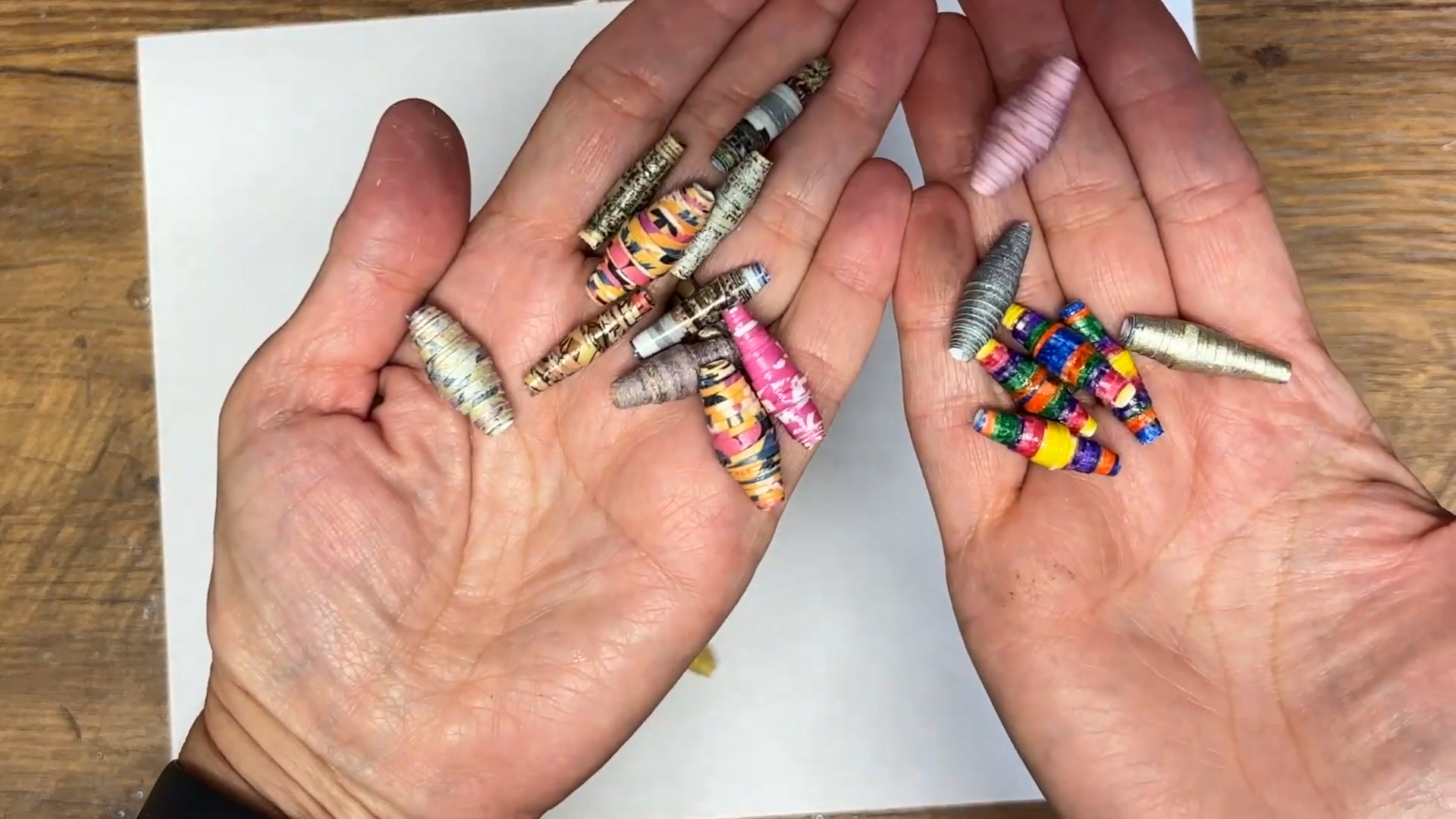 Turn scrap paper into beautiful beads with no special tools