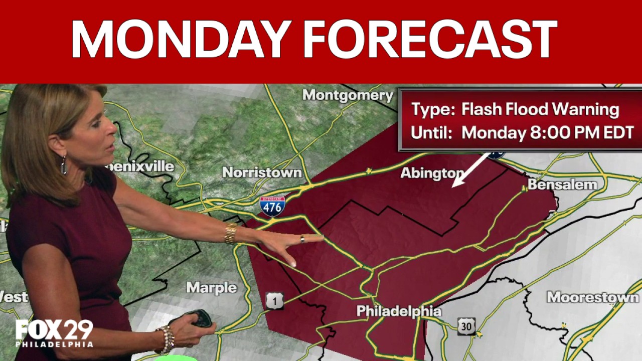 Philadelphia weather: Monday evening forecast