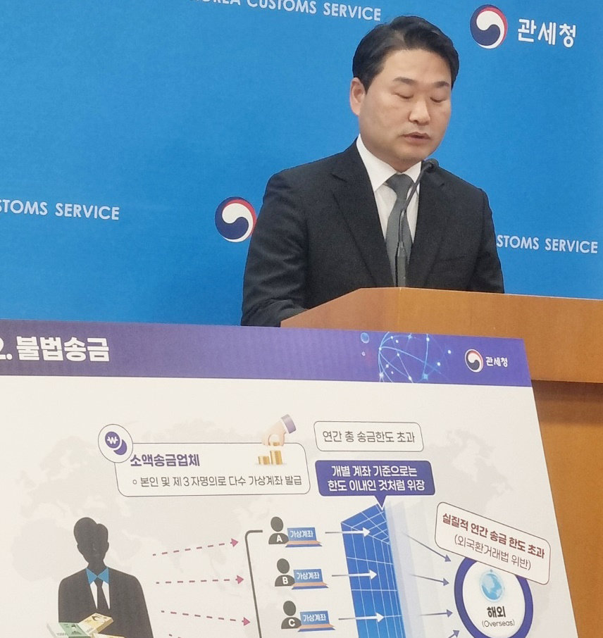振り込め詐欺資金など２兆５０００億ウォンを海外送金した業者