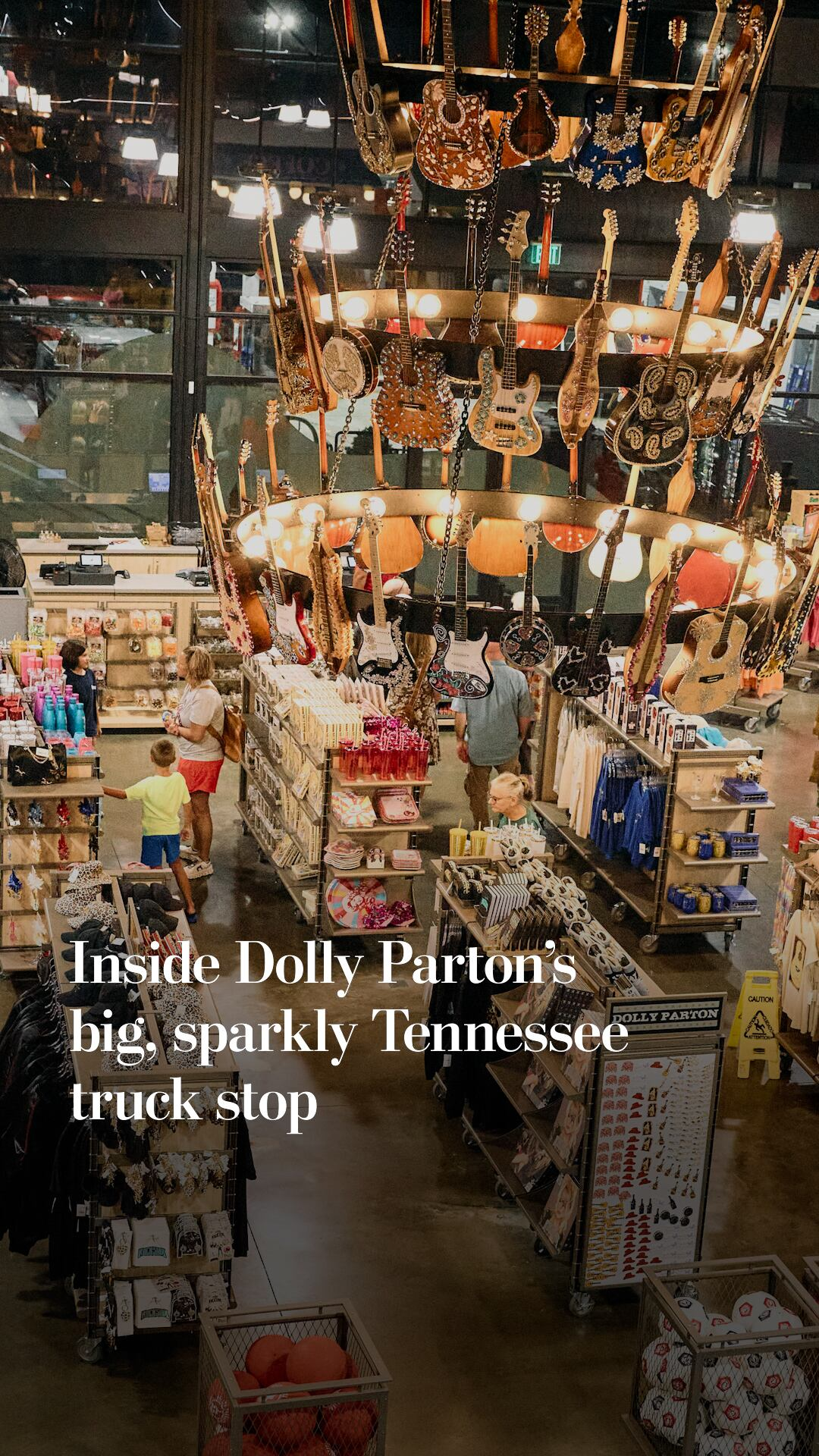 Inside Dolly Parton's big, sparkly Tennessee truck stop