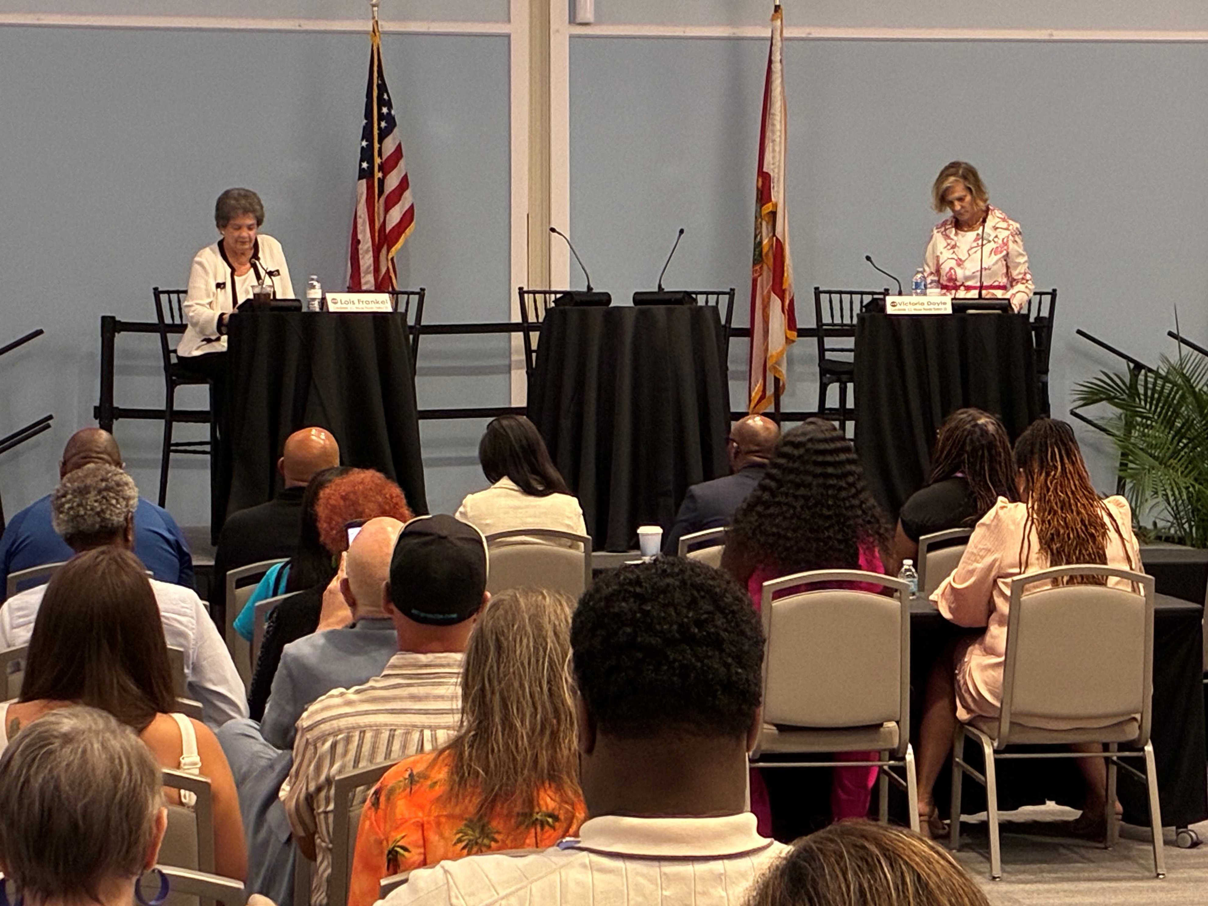 Lois Frankel and Victoria Doyle debate for Florida's District 23 seat